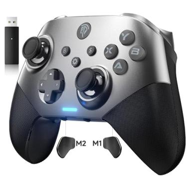 Imagem de EasySMX X10 PC Controller for Black Myth: Wukong - Enhanced Wireless Bluetooth Controller with a Swappable Faceplate/Hall Joysticks and Triggers for PC/Switch/Steam/Android TV/Android and iOS Mobile