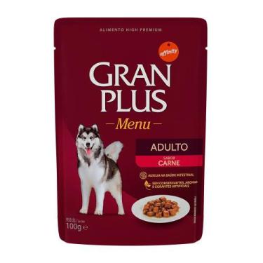 Imagem de Alimento Úmido Gran Plus Sachê Menu Carne Para Cães Adultos - Affinity