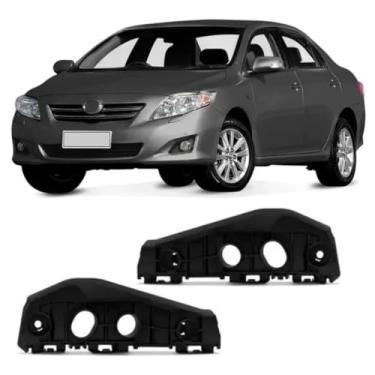 Imagem de Par Suporte Guia Parachoque Dianteiro Corolla 2008 2009 2010 2011 2012