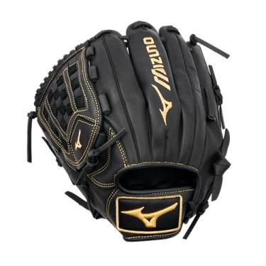 Imagem de Mizuno Luva de beisebol GMVP1200P4 MVP Prime Pitcher/Outfield de 30,5 cm, teia arqueada de tartã, arremesso de mão esquerda