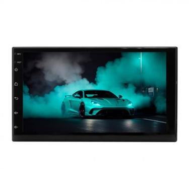 Imagem de Central Multimídia Universal Tela QLED de 7" Polegadas Quad Core 2GB Ram 64GB Carplay e Android Auto + Câmera de ré