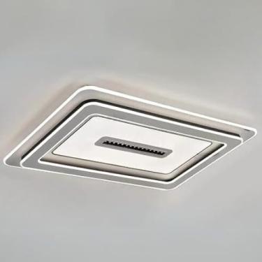 Imagem de Luminária de Led Plafon Moderno e Elegante Retângulo 400W 95x62cm Bivolt 3000K-6000K A3126RT