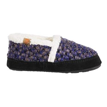 Imagem de Acorn Pantufa infantil L'il Jam Moc, Mirtilo, 1-2 Little Kid