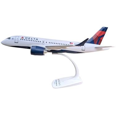 Imagem de Flight Miniatures Delta (07-Cur) A220-100 1:100 Scale - Plastic Snap-Fit Model Airplane - Collectible Replica of Delta Airlines Aircraft - Part# AAB-22010C-001