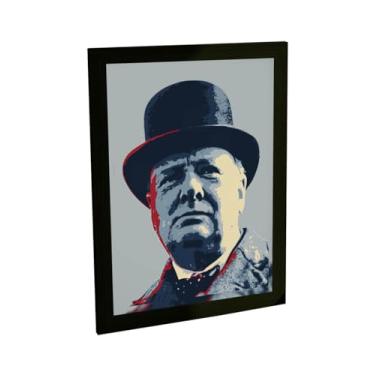 Imagem de Quadro Decorativo Winston Churchill Pop Art Decoração
