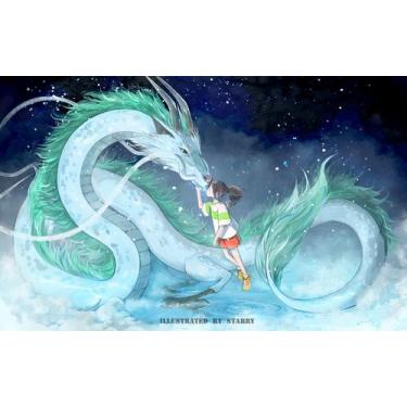 Imagem de Mouse pad Gamer Personalizado O Mundo de Chihiro (58cm x 30cm) - Dê At