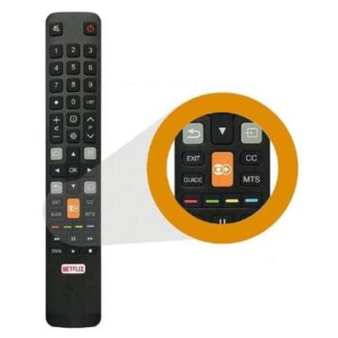 Imagem de Controle Remoto Smart Tv Tcl Led Hd Controle Remoto Tv Smart 4k Tcl - 