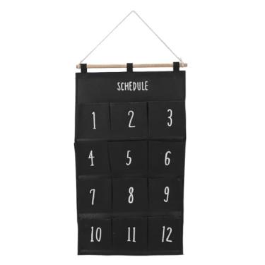 Imagem de Wall Hanging Saco De Armazenamento Organizador, Space Saving Tecido Pendurado Bolsos Gráfico Organizador De Suspensão Do Armário para Diversos Brinquedos Chaves (C)