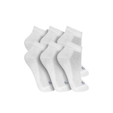 Imagem de Kit 6 Pares Meia Cano Curto Masculina Sport Trifil T8014K, G, Branco