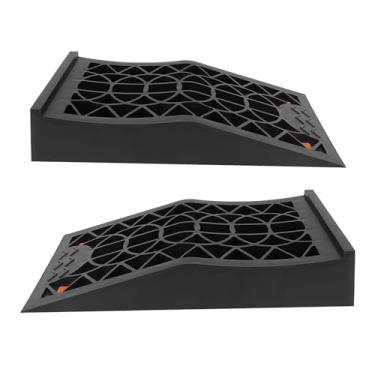 Imagem de Rampas do Carro do Perfil Baixo, Rampas Plásticas do Serviço do Carro 2.44in Elevador Rampas Resistentes do Pneu para Carros Baixos do Chassi e Apoio Jack, Manutenção do Veículo,