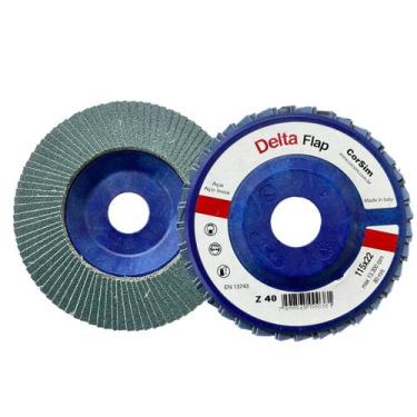 Imagem de Disco Flap Delta Zirc D.115mm Grão 40 - Corsim