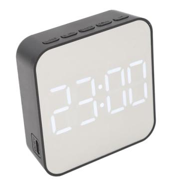 Imagem de Despertador Digital LED, 2 Alarmes, Relógio Digital LED Com Display Grande, Hora, Data, Temperatura, Relógio Elétrico de Mesa de Cabeceira para Crianças, Idosos, Escritório (Preto)