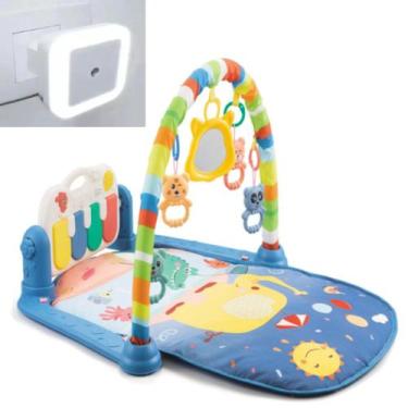 Imagem de Tapete de Atividade Musical Alegria Azul + Luminária Sensor - Color Ba