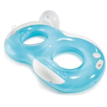 Imagem de Bóia Inflável Dupla para Piscina 2 Pessoas Intex