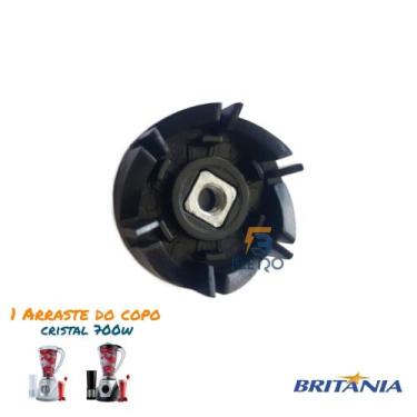 Imagem de Arrastador do Copo Liquidificador Britania Cristal 700w