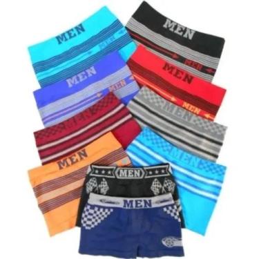 Imagem de Kit 6 Cueca Infantil Ou Juvenil Boxer Microfibra Menino - Atacado da l