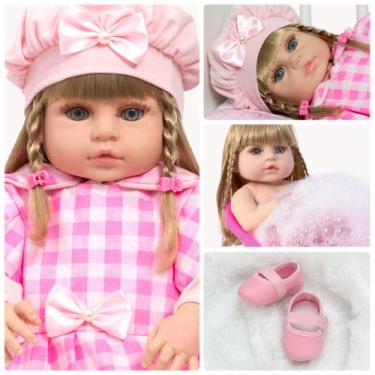 Imagem de Bebe Reborn de Silicone Barbie Princesa Articulada Linda - Cegonha Reb