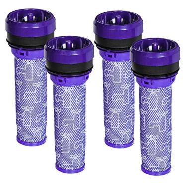 Imagem de HIFROM Filtro pré-motor de substituição, pré-filtro de aspirador de pó para aspirador de pó DC28 DC37 DC39 DC53, filtro HEPA lavável 923413-01 (4 peças)