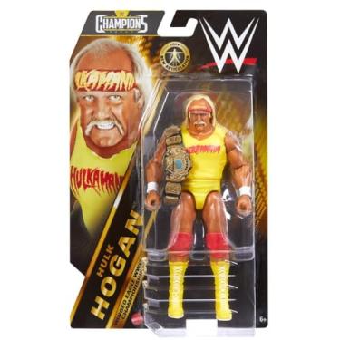 Imagem de WWE Champions 2024 Wave 2 Hulk Hogan with Winged Eagle Title Action Figure