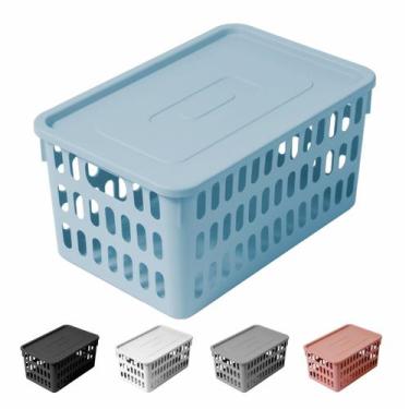 Imagem de Box Organizador Caixa Cesto Decorativo Cozinha Casa Kit C/ 2 - Atelie 