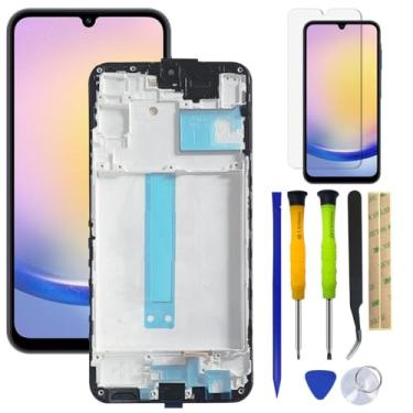 Imagem de HQB-STAR Tela LCD de substituição Galaxy A25 Display LCD Touch Digitalizador para Samsung Galaxy A25 5G SM-A256B, SM-A256E, SM-A256U Display LCD com moldura (tela lncell) + ferramentas