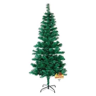 Imagem de Árvore De Natal 180cm Slim 320 Galhos Base Metalica