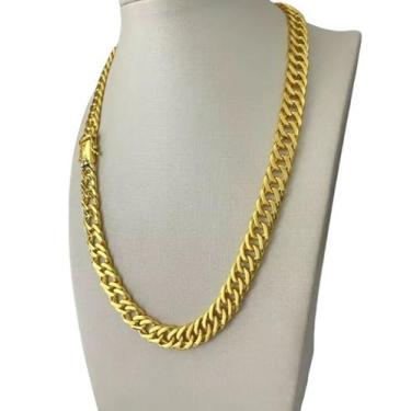 Imagem de Cordão Grumet 10mm Feminino - Banhado a Ouro 18k - ToJoia18k