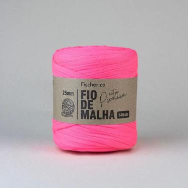 Imagem de Fio de Malha Extra Premium Fischer 25mm, Rosa Neon