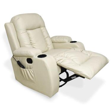 Imagem de Poltrona do Papai com Massagem e Aquecimento Reclinável Austin Balanço