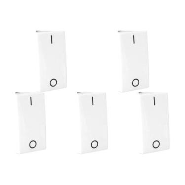 Imagem de Kit C/5 - Modulo Pial Pop Branco 1 Simples Bipolar 10A Lg...