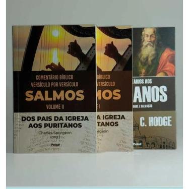 Imagem de Kit Comentários Bíblicos  Salmos + Romanos - Livraria Familia Crista
