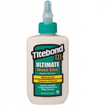 Imagem de Cola Adesivo Titebond III Ultimate Wood Glue Para Madeira 263 Gramas