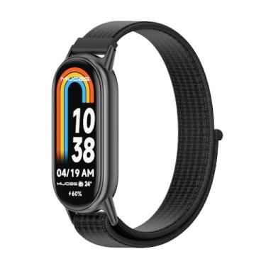 Imagem de MIJOBS Pulseira de substituição respirável para Xiaomi Mi Band 10/9/8 para Mi Fit Band 9 SmartWatch para mulheres e homens