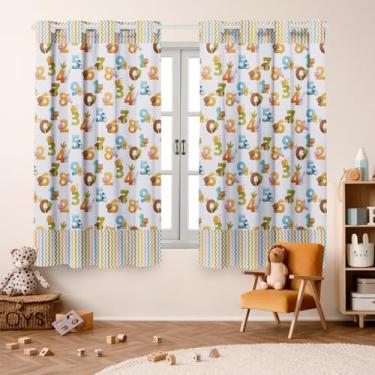Imagem de Cortina Blackout Decorativa 2,00 X 1,40 P/Quarto Infantil (AVENTURAS NUMRICA)