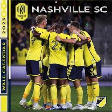 Imagem de Turner Sports Calendário de parede do time Nashville Sc 2025 12x12 (25998012212)