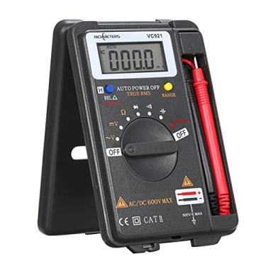 Imagem de Handheld Mini Multímetro Digital Multifunções 4000 Contagens Multi Medidor AC/DC Tester Transistor Tester Ampere Sensor de Temperatura Sonda de Teste VC921