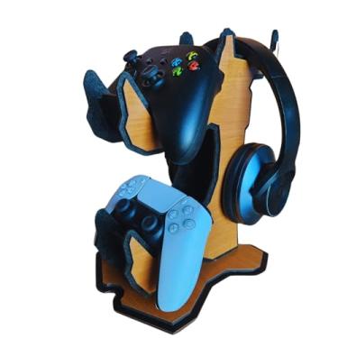 Imagem de Suporte Porta Controle Para Video Games Universal Ps 1 Ps2 Ps3 Ps4 Ps5 Box one X S Head Set Head Phone Suporte GeeK Pc Suporte para Mesa