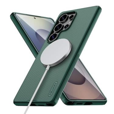 Imagem de Nillkin Capa magnética à prova de choque para Samsung Galaxy S25 Ultra Magsafe, [proteção de nível militar] [anti-arranhões e deslizamento] [compatível com MagSafe] Capa fina para Galaxy S25 Ultra