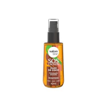 Imagem de Salon Line, Óleo de Coco, SOS Cachos, Vegano - Para Cabelos Ondulados, Cacheados e Crespos, 42ml