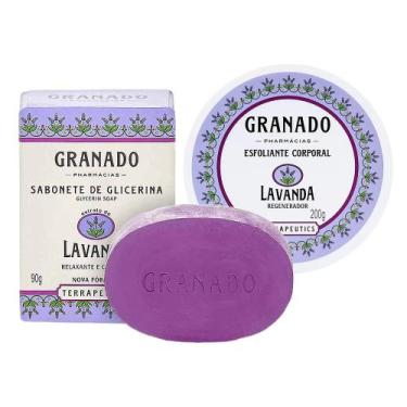 Imagem de Granado Lavanda  Sabonete em barra + Esfoliante Corporal Kit Presenteá