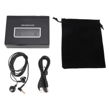 Imagem de Topincn Cassette Player, Conversor de Gravador Portátil Alto Alto -falante Com Fone de Ouvido, Som Estéreo Completo, Reprodução de Mp3 do USB, FM Radio (B)