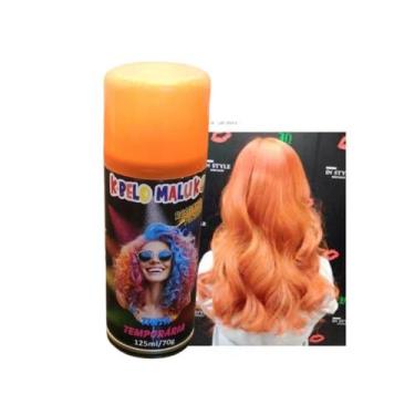 Imagem de Tinta Spray Colorir Cabelo Temporário Lavável Kbelo Maluko - D Present