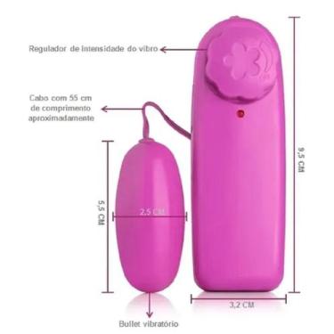 Imagem de Vibrador feminino bullet com controle estimulador clitoris - Sexy Impo