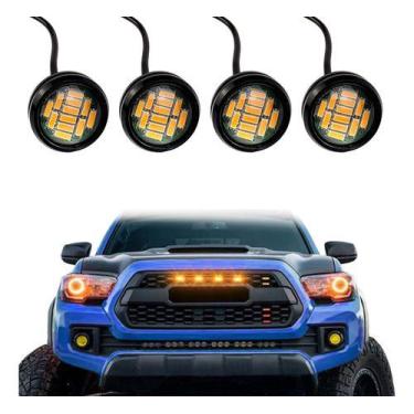 Imagem de Mini Luz Grade Universal Luzinha Laranja Foguinho Olho Águia - J. Auto