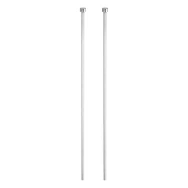 Imagem de HARFINGTON 2 pinos ejetores retos de 11/64 polegadas de diâmetro 250 mm (10") de comprimento SKD61 perfuradores de ponta redonda perfuradores de pino ejetor de aço para fabricação de matrizes