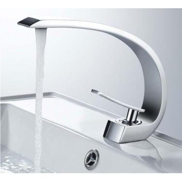 Imagem de Torneira Banheiro Cascata Misturador Monocomando 105 Cromado luuk Youn