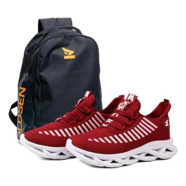 Imagem de Kit Tênis Jaguar Masculino Casual Mochila Resistente Estudos - Oldsen,