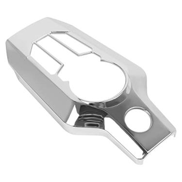 Imagem de COPART Capa de decoração de botão de console central GL1800 para motocicleta GL1800, capa cromada para painel de interruptor de console central para Honda Goldwing 1800 GL1800 2018-2020