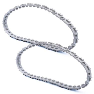 Imagem de Pacote com 2 correias de substituição para limpador de piscina Hayward Shark Vac XL Robotic Pool Cleaner Parts Track RCX97501GR
