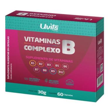 Imagem de Vitaminas Complexo B 60 Capsulas Uvits